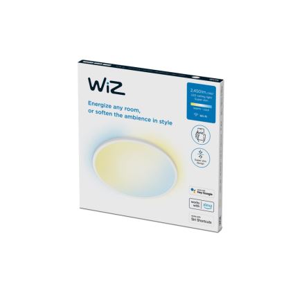 WiZ - Plafón LED regulable SUPERSLIM LED/22W/230V 2700-6500K Wi-Fi blanco