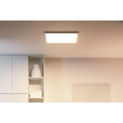 WiZ - Plafón LED regulable SUPERSLIM LED/36W/230V 2700-6500K Wi-Fi blanco