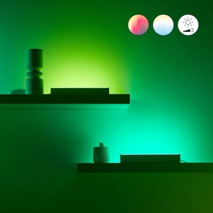 WiZ - SET 2x LED RGBW Lámpara regulable BAR LED/5,5W/230V 2200-6500K Wi-Fi