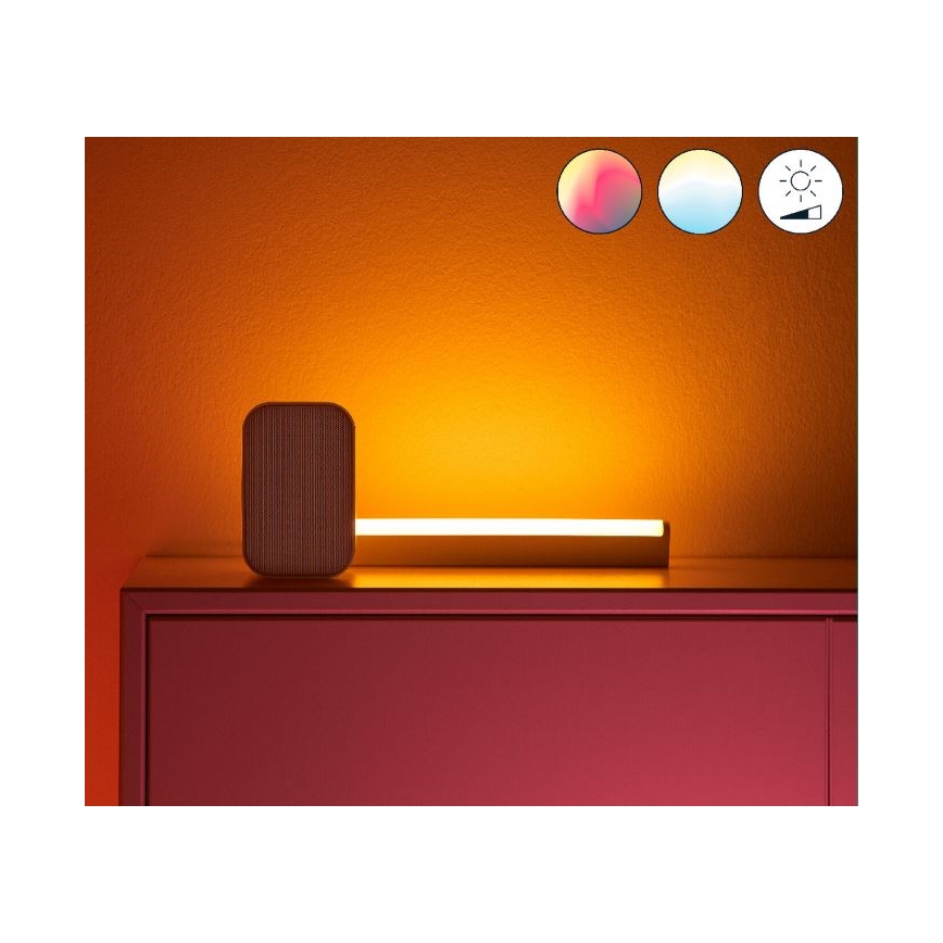 WiZ - SET 2x LED RGBW Lámpara regulable BAR LED/5,5W/230V 2200-6500K Wi-Fi