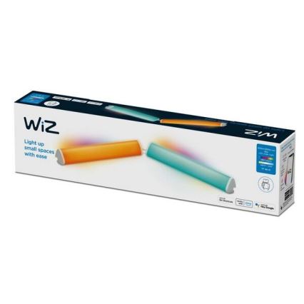 WiZ - SET 2x LED RGBW Lámpara regulable BAR LED/5,5W/230V 2200-6500K Wi-Fi