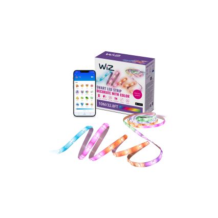 WiZ - Tira LED RGBIC Regulable 10m LED/21W/230V 2700-6500K Wi-Fi