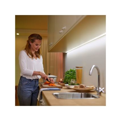 WiZ - Tira LED RGBW regulable 1m LED/11W/12V 2700-6500K Wi-Fi