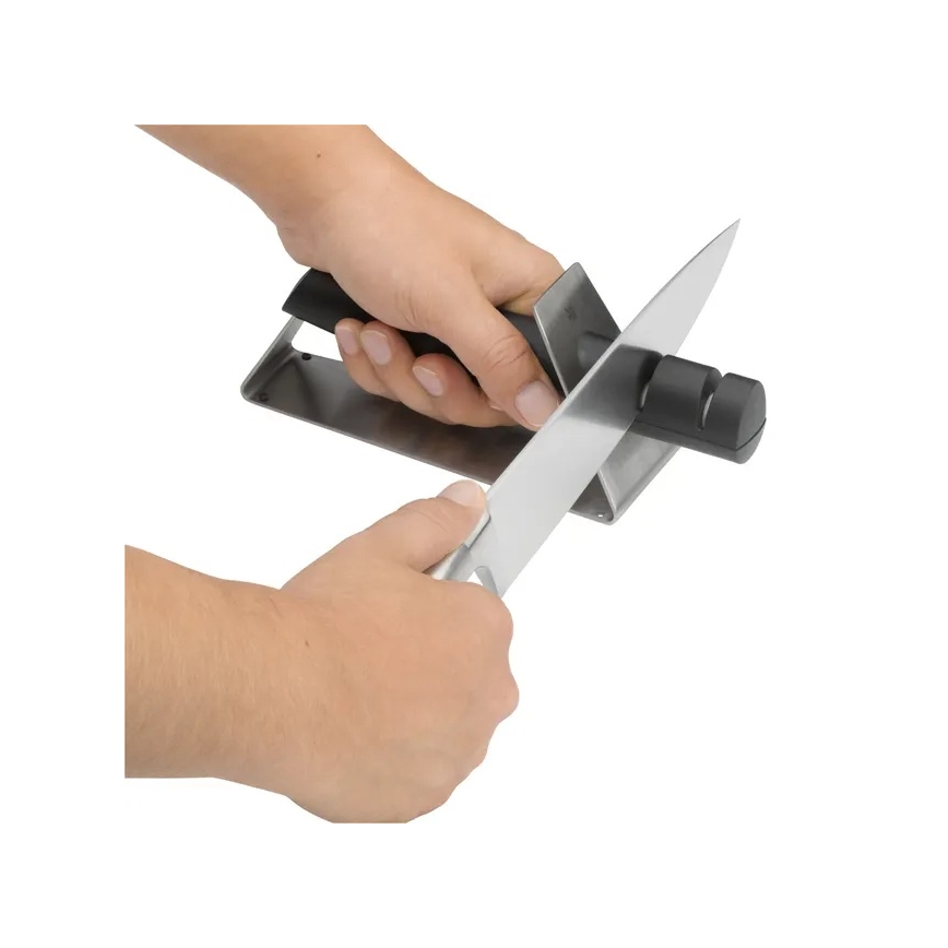 WMF - Afilador de cuchillos GOURMET 42,5 cm negro/acero inoxidable