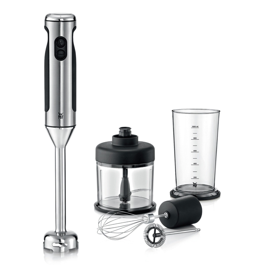 WMF - Batidora de mano con accesorios 4en1 LINEO 700W/230V acero inoxidable