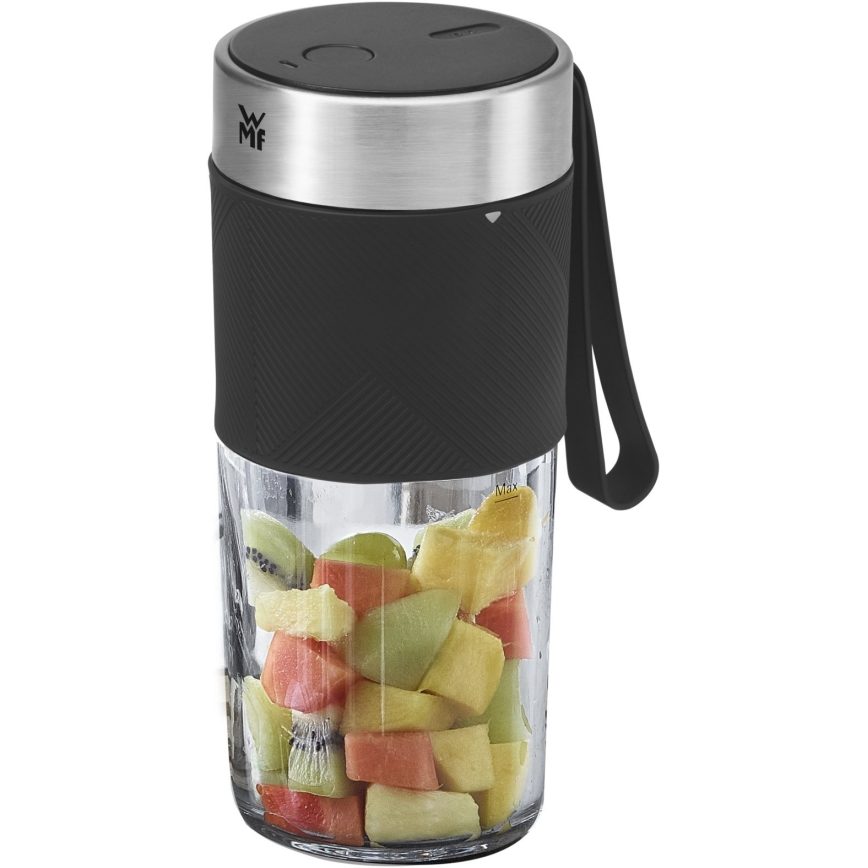 WMF - Batidora de viaje para smoothies KITCHENminis 50W/7,4V 1200 mAh acero inoxidable