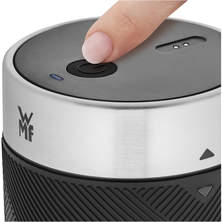 WMF - Batidora de viaje para smoothies KITCHENminis 50W/7,4V 1200 mAh acero inoxidable