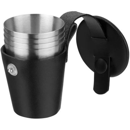 WMF - Conjunto de petaca y vasos de chupito MANHATTAN, 6 uds.