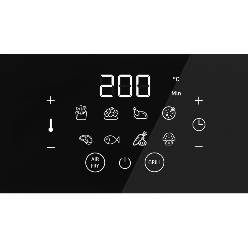 WMF - Freidora de aire caliente MULTI TASTE 1550W/230V negro
