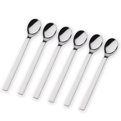 WMF - SET de 6 cucharillas para latte macchiato NUOVA de acero inoxidable