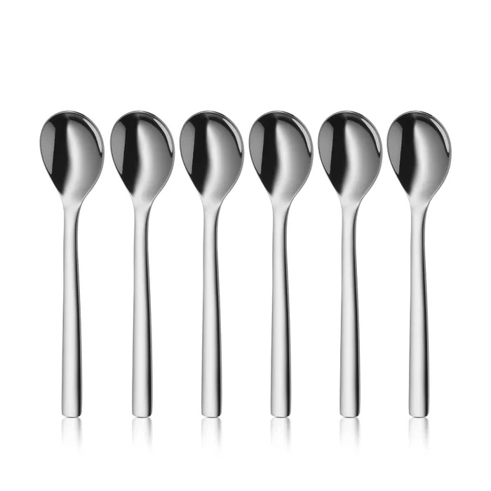 WMF - Juego de 6 cucharillas para huevos NUOVA
