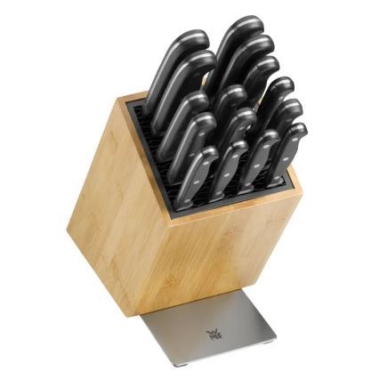WMF - Juego de 6 cuchillos de cocina con bloque SPITZENKLASSE PLUS