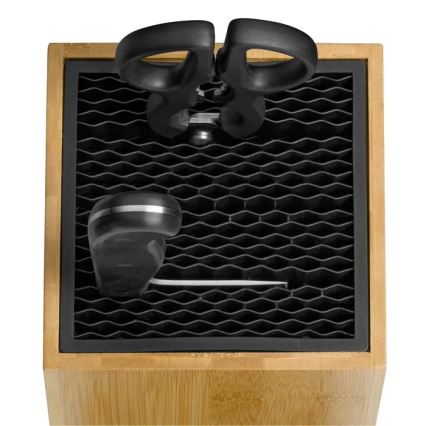 WMF - Juego de 6 cuchillos de cocina con bloque SPITZENKLASSE PLUS