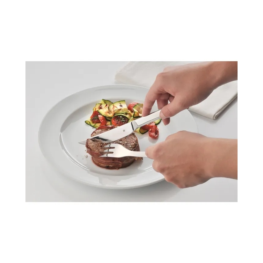 WMF - Juego de 6 cuchillos para carne NUOVA