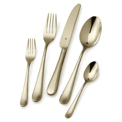 WMF - Juego de cubiertos de acero inoxidable SITELLO 30pcs dorado