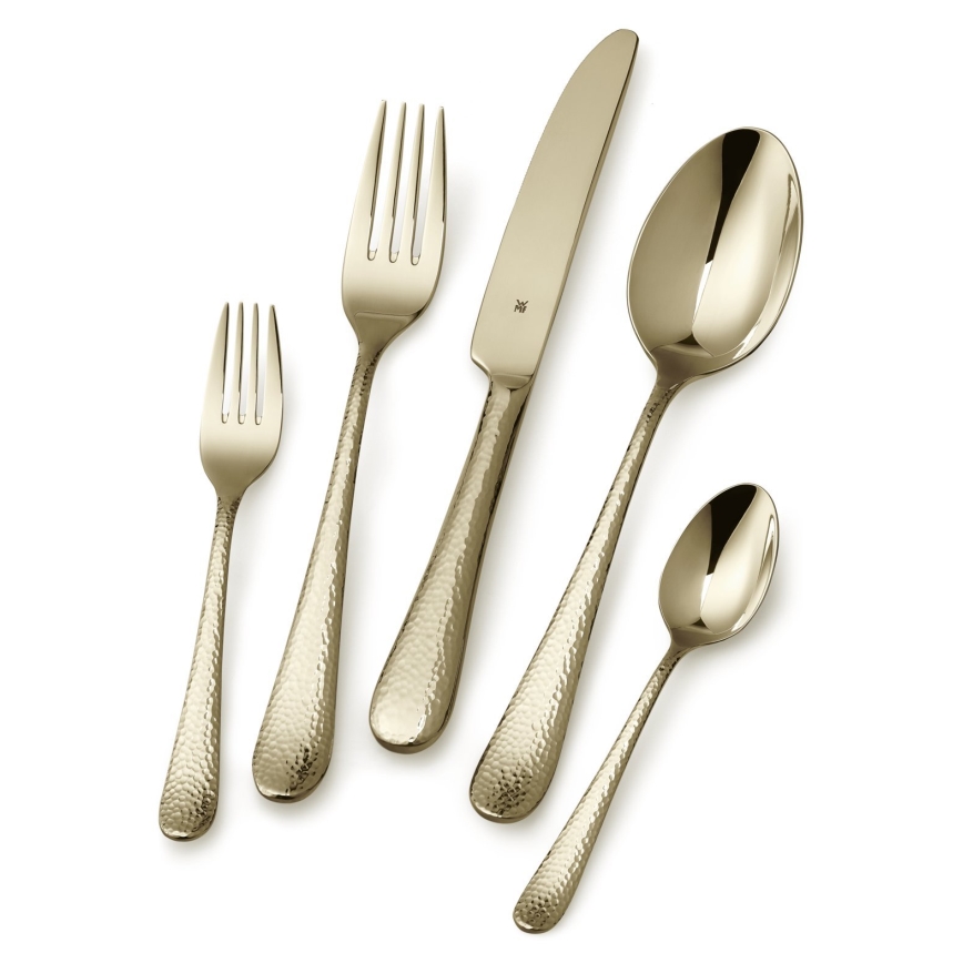WMF - Juego de cubiertos de acero inoxidable SITELLO 30pcs dorado