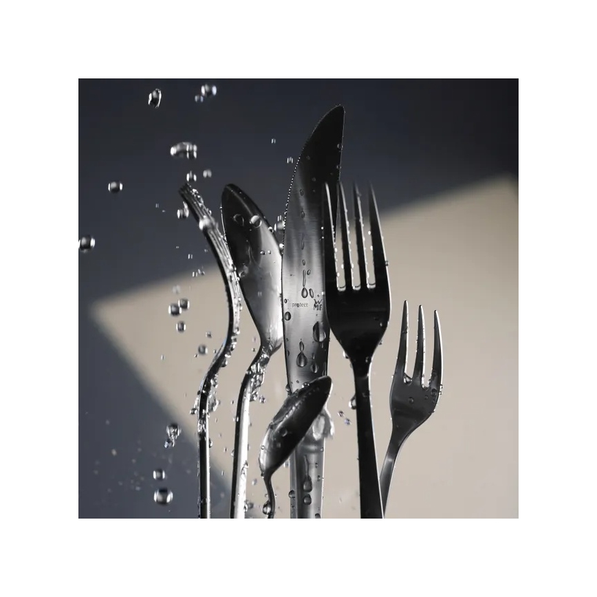 WMF - Juego de cubiertos de acero inoxidable MERIT CROMARGAN PROTECT® de 66 piezas