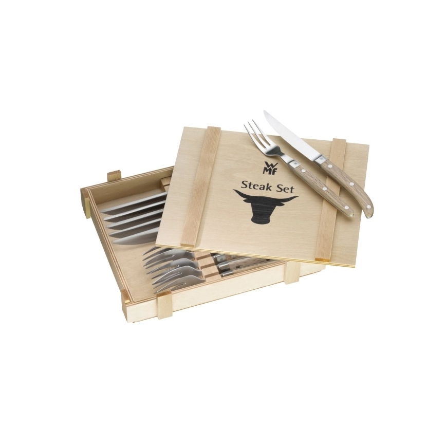 WMF - Juego de cubiertos para filete RANCH, 12 piezas