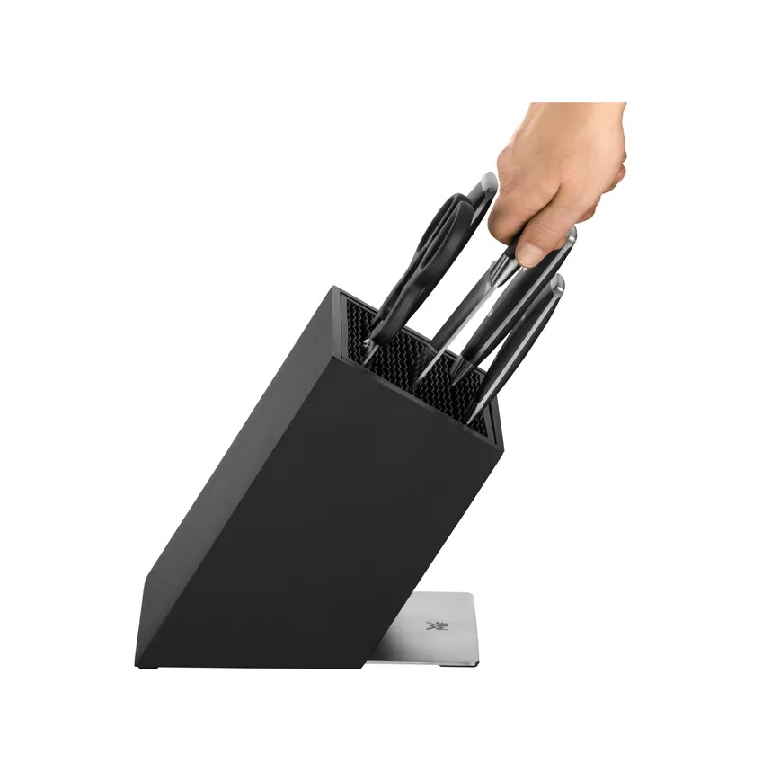 WMF - Juego de cuchillos de cocina con taco GRAND CLASS, 6 piezas