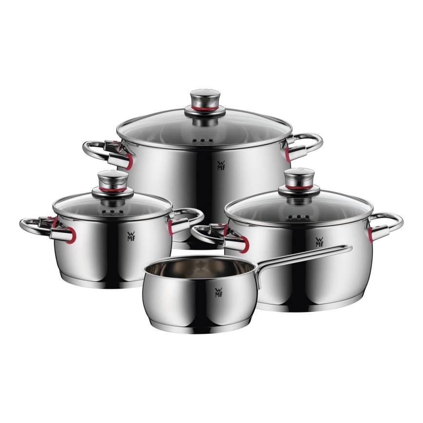 WMF - Juego de ollas 4 piezas QUALITY ONE acero inoxidable