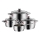 WMF - Juego de ollas 4 piezas QUALITY ONE acero inoxidable