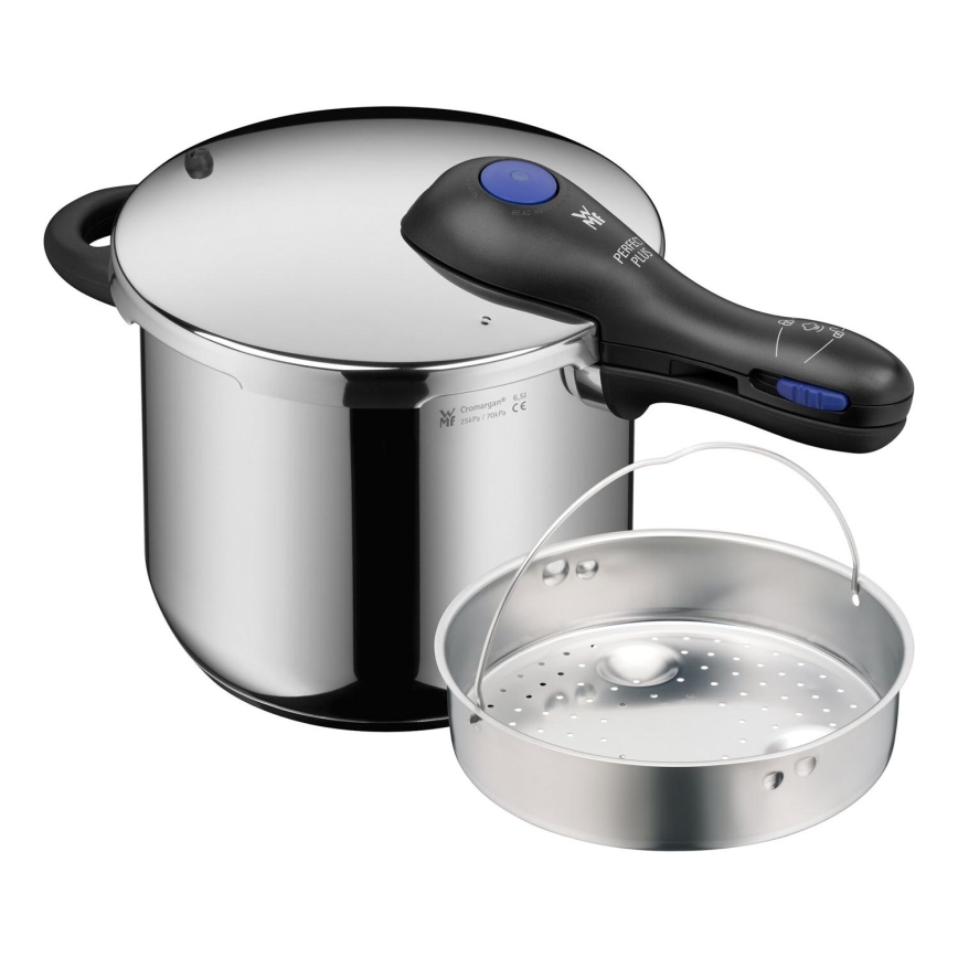 WMF - Olla a presión 6,5 l + inserto PERFECT PLUS acero inoxidable