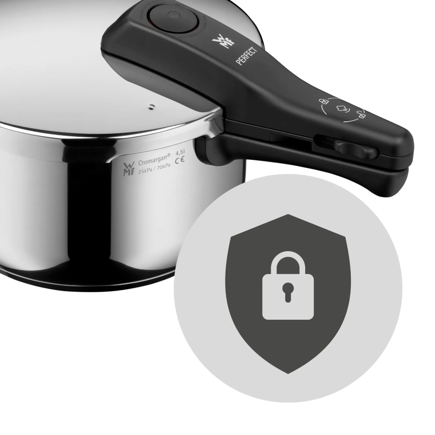 WMF - Olla a presión PERFECT 4,5 l, acero inoxidable