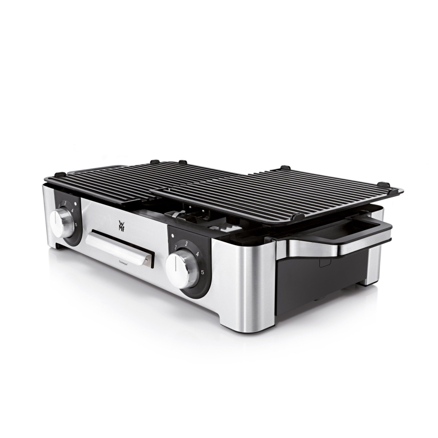 WMF - Parrilla eléctrica de mesa LONO 2400W/230V acero inoxidable