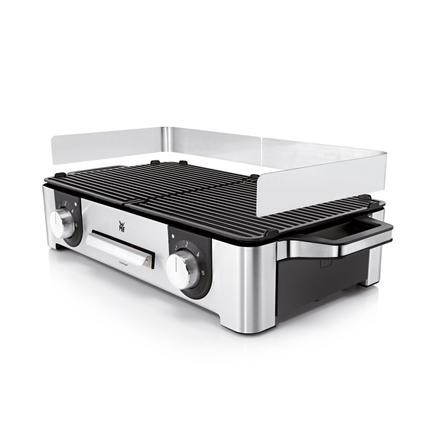 WMF - Parrilla eléctrica de mesa LONO 2400W/230V acero inoxidable