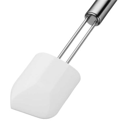 WMF - Raspador de masa PROFI PLUS, acero inoxidable/blanco