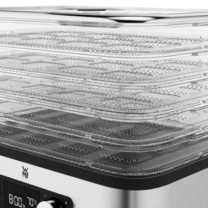 WMF - Secador de alimentos con termorregulación KITCHENminis 220W/230V acero inoxidable