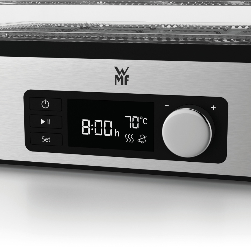 WMF - Secador de alimentos con termorregulación KITCHENminis 220W/230V acero inoxidable