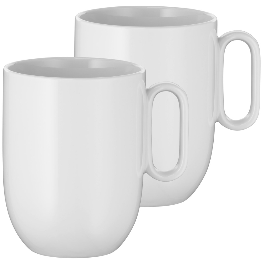 WMF - SET 2x Taza para café BARISTA 380 ml blanco