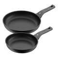 WMF - Set de 2 sartenes PERMADUR EXCELLENT Ø 24/28 cm, negro