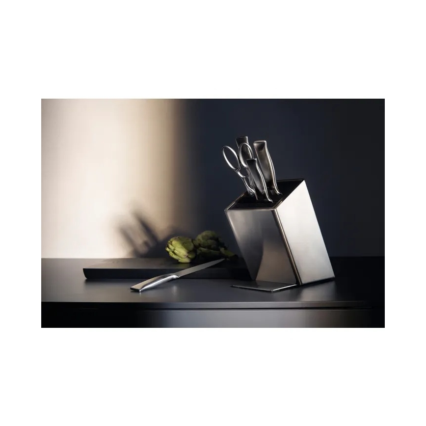 WMF - Set de 6 cuchillos de cocina con bloque GRAND GOURMET