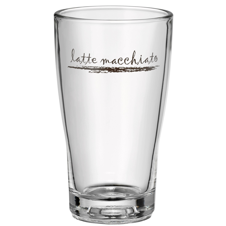 WMF - Set de vasos y cucharillas para latte macchiato CLEVER & MORE 6 piezas