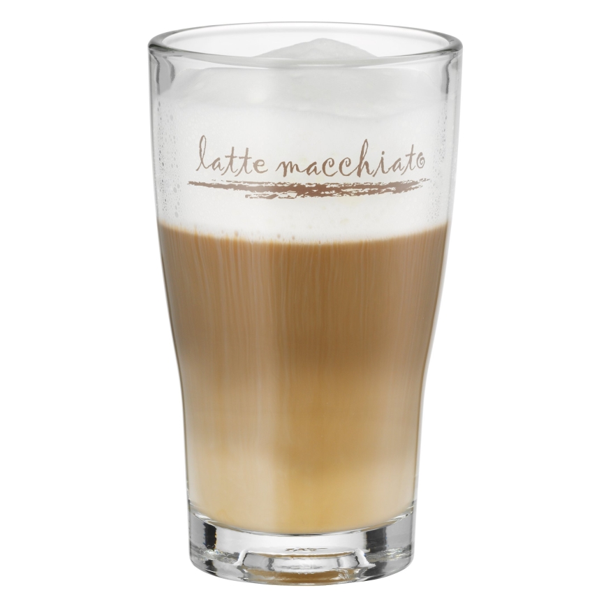 WMF - Set de vasos y cucharillas para latte macchiato CLEVER & MORE 6 piezas