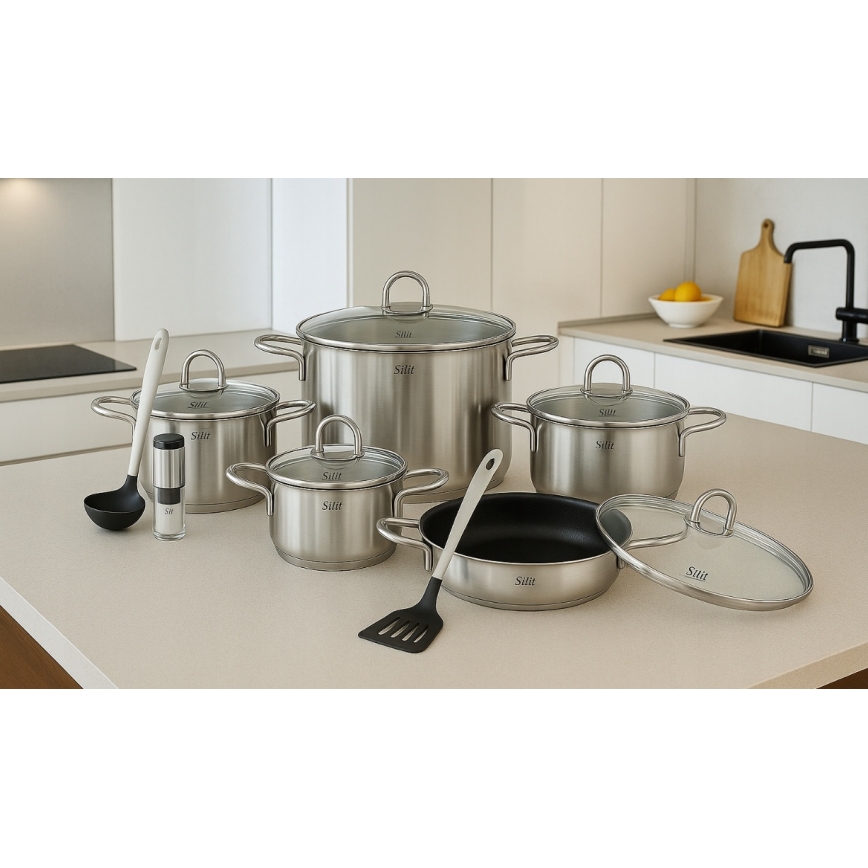 WMF - Set de cocina SILIT DIAMANT, 8 piezas