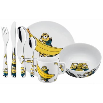 WMF - Set de comedor infantil MIMONI de 7 piezas