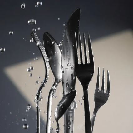 WMF - Juego de cubiertos de acero inoxidable FÄCHER 30 piezas