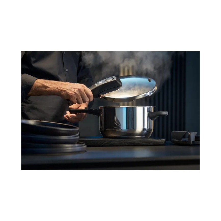 WMF - Set de ollas a presión 6,5 l + 3 l PERFECT acero inoxidable