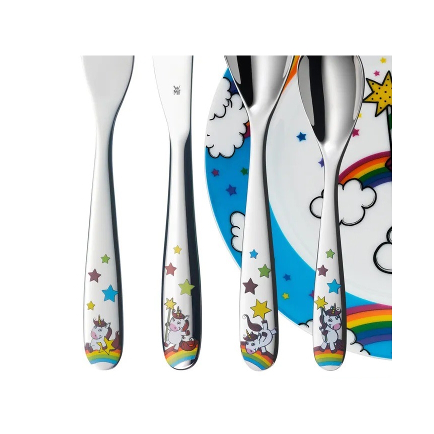 WMF - Set de vajilla infantil UNICORNIO 6 piezas