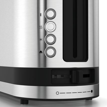 WMF - Tostadora con dos agujeros XXL KITCHENminis 900W/230V acero inoxidable