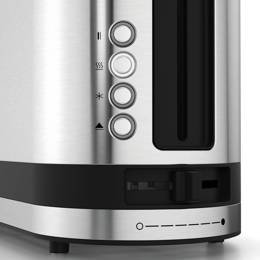WMF - Tostadora con dos agujeros XXL KITCHENminis 900W/230V acero inoxidable