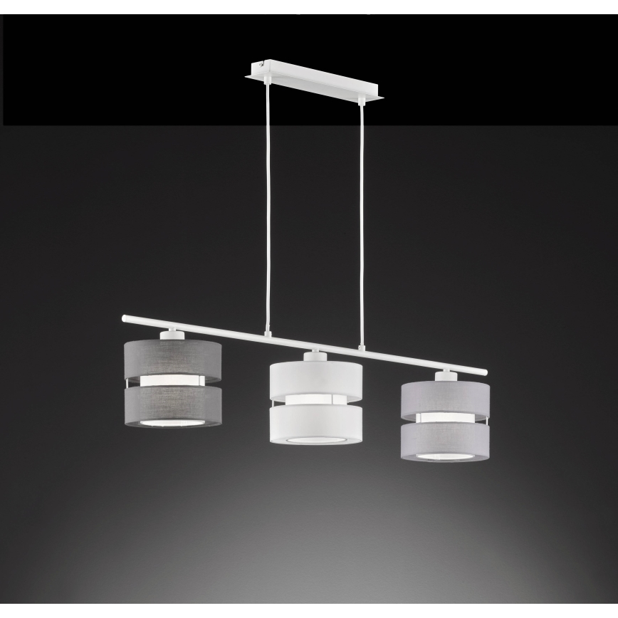Wofi 11254 - Lámpara colgante BELLE 3xE27/42W/230V