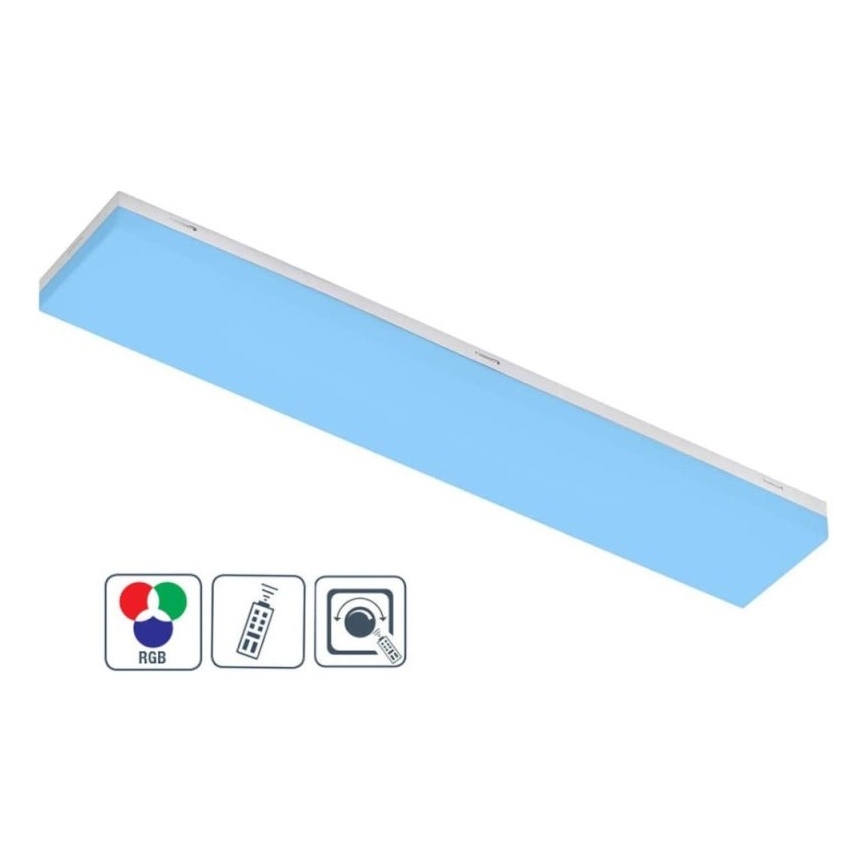 Wofi 11276 - Panel LED RGB de superficie regulable FOURLIGHTS LED/10W/230V