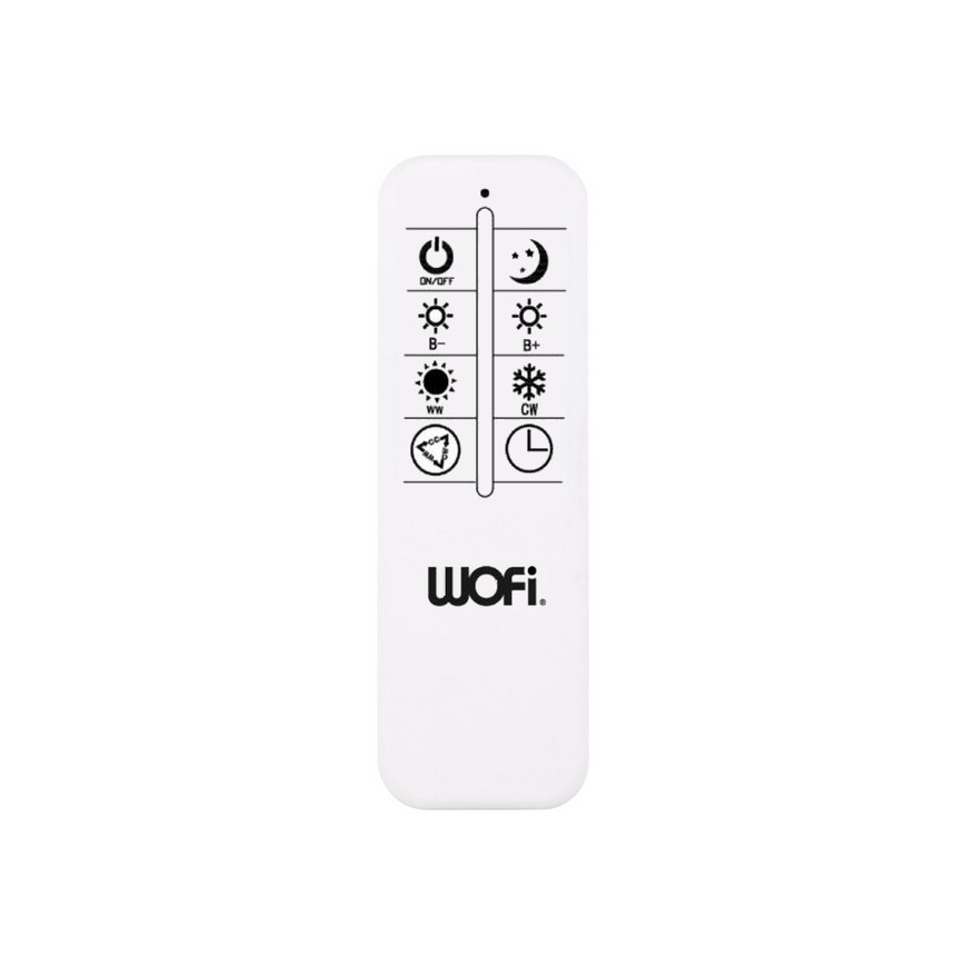 Wofi 11621 - Plafón LED regulable AKON LED/38W/230V 2700-5500K + mando a distancia