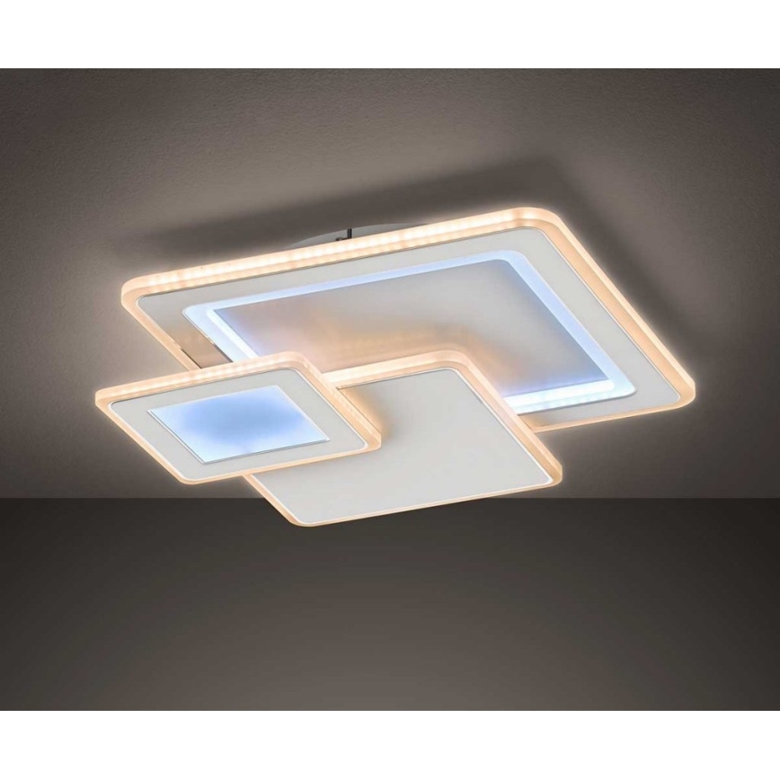Wofi 11860 - Plafón LED regulable MOLA LED/36W/230V 3000-5500K + mando a distancia