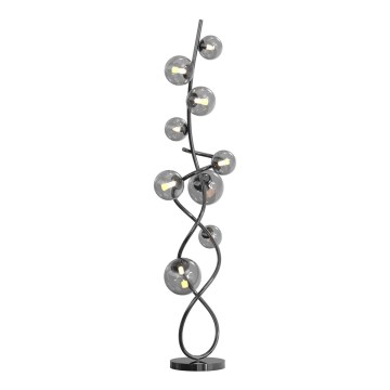 Wofi 3014-905 - Lámpara LED de pie NANCY 9xG9/3,5W/230V cromo negro
