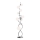 Wofi 3014-907 - Lámpara LED de pie NANCY 9xG9/3,5W/230V cromo brillante